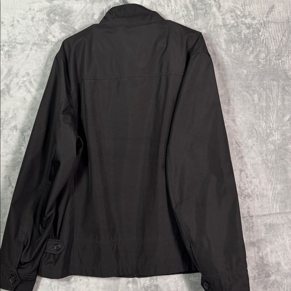 Banana Republic Black Full Zip Snap Neck Closure Jacket Size XL - Picture 10 of 10